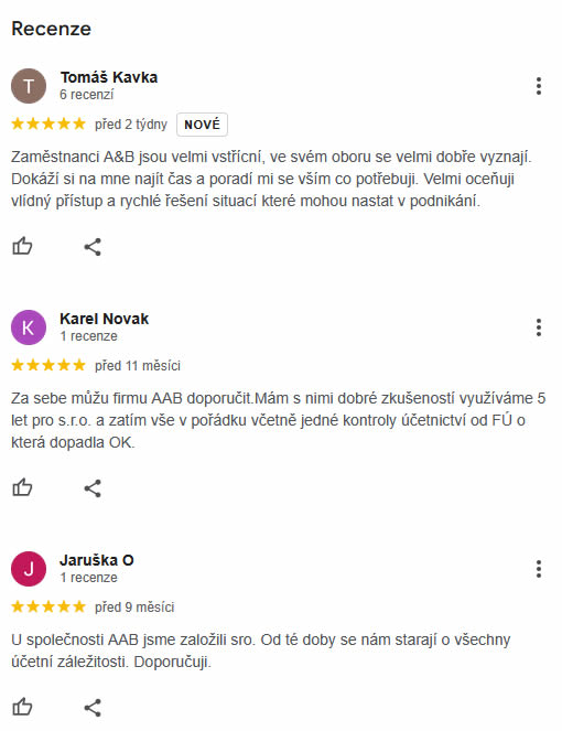 Recenze google