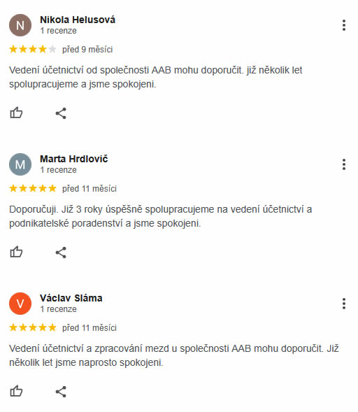 Recenze google