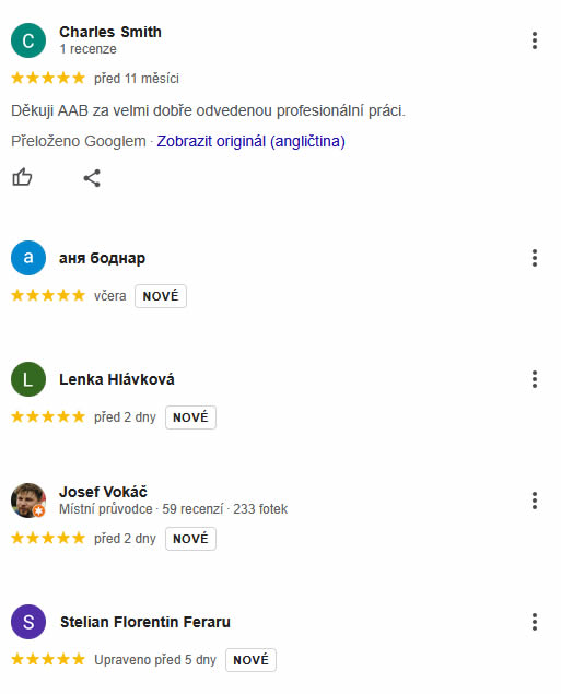 Recenze google